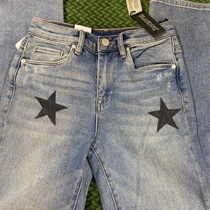 BlankNYC The Madison Crop with stars size 25